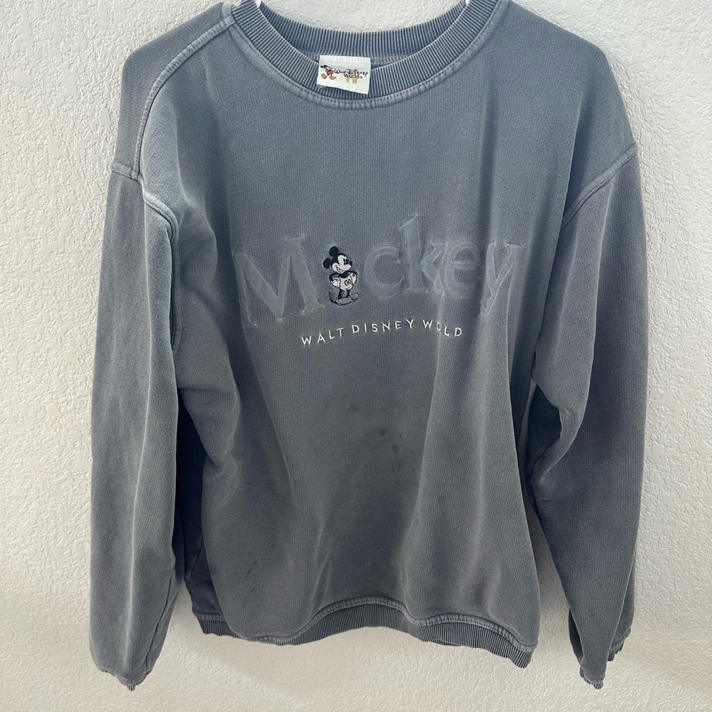 VINTAGE Disney Charcoal Crewneck Sweater